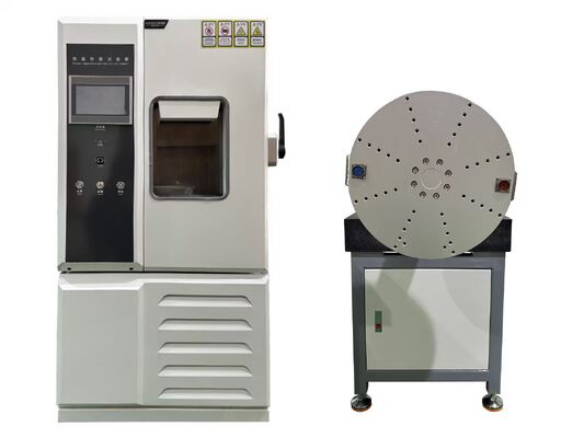 kopen Horizontale 1-assige Snelheidstafel met Temperatuurkamer Enkelassige Temperatuurgecontroleerde Draaitafel online vervaardiging
